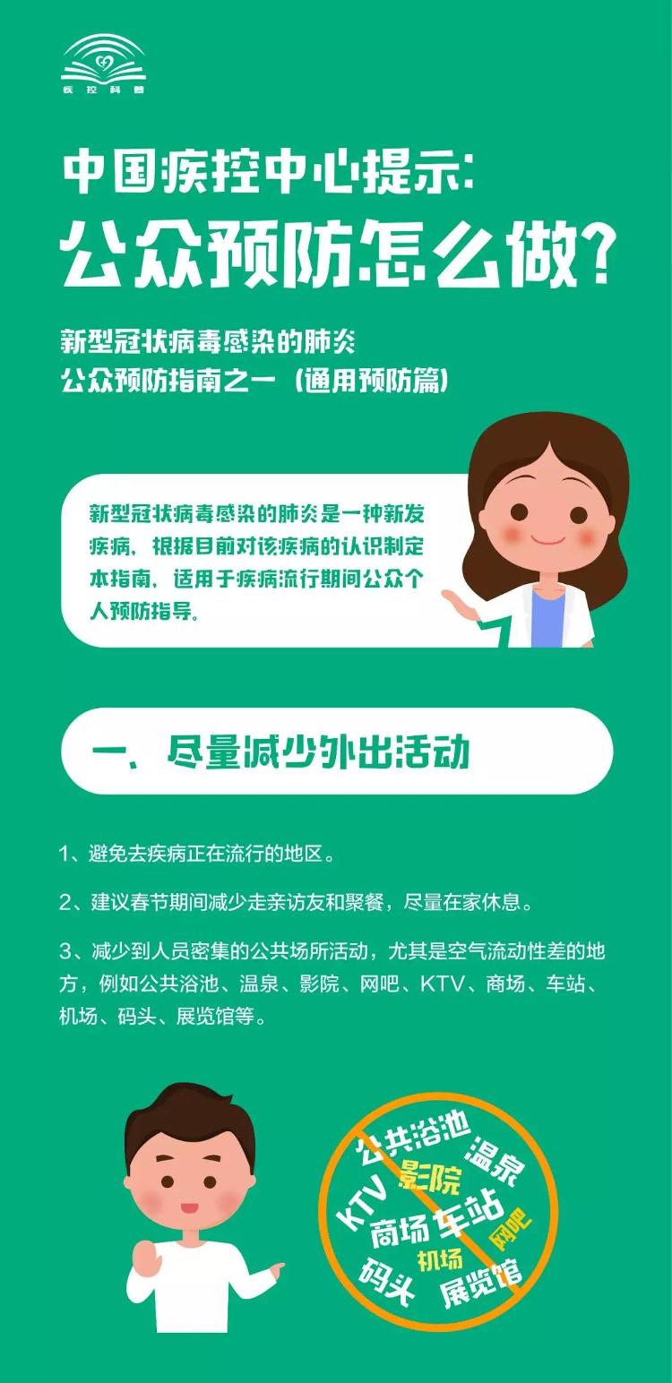 中国疾控中心提示：公众预防怎么做？在家怎么做？ 4911