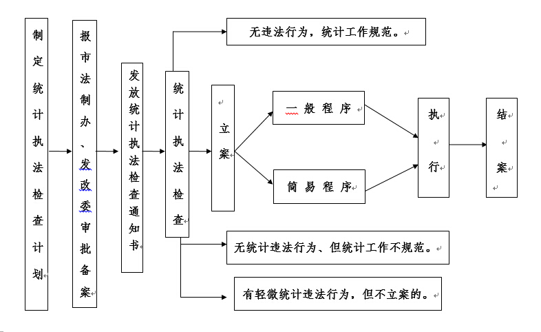 统计执法程序流程图