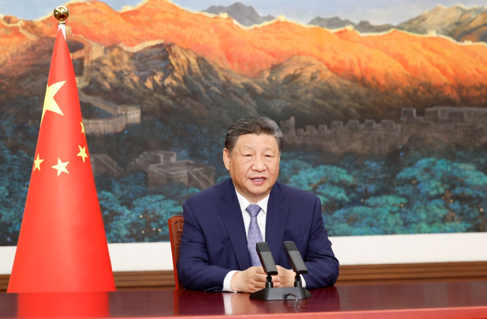 习近平向气候和公正转型领导人峰会发表致辞