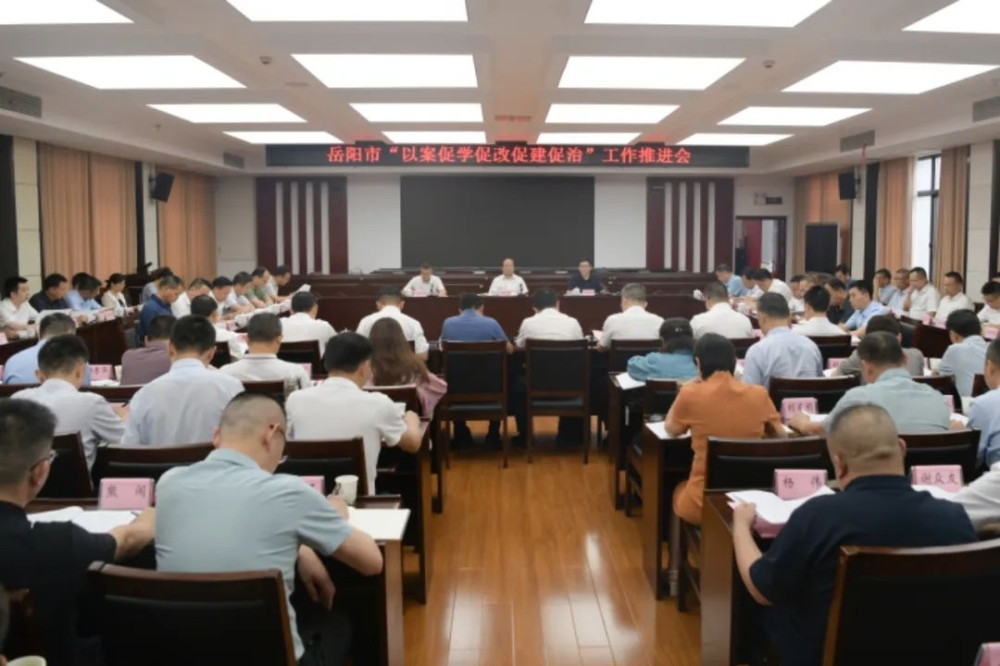 全市以案促学促改促建促治工作推进会召开