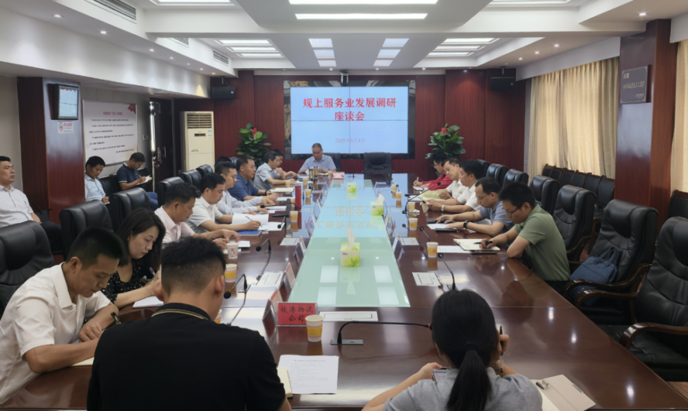 省发改委、省统计局联合调研组来我市开展规上服务业发展调研