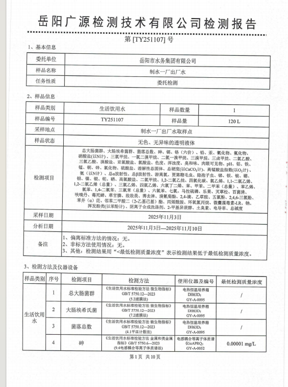 2025��11��������ˮ���ų���ˮˮ�ʼ���±���