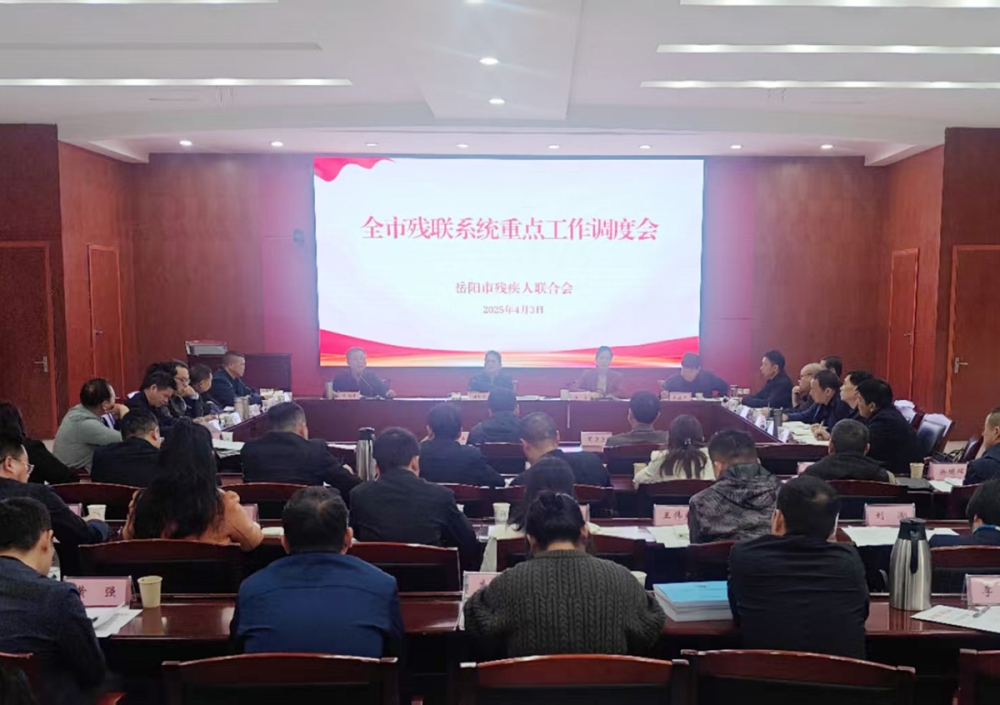 全市残联系统重点工作调度会暨省级民生实事培训会议召开